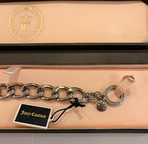 Juicy Couture Thin silver chain bracelet – House of Labels Ltd