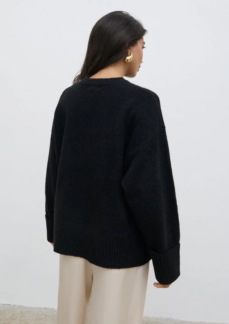 Pretty Lavish Camille Oversized Borg Jumper