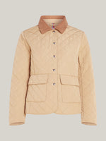 Tommy Hilfiger Beige Slim Quilted jacket