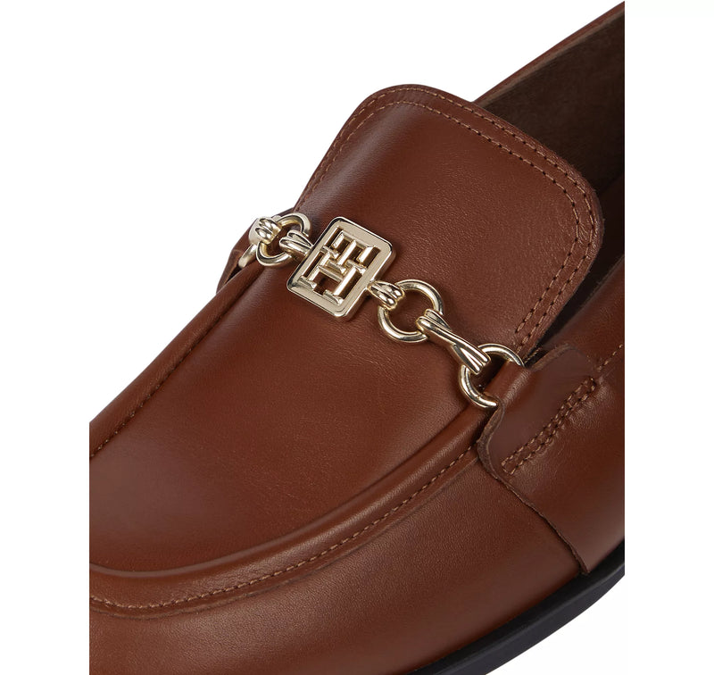 Tommy Hilfiger Brown Leather Loafer