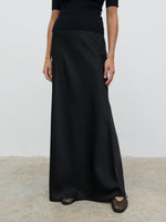 Pretty Lavish Breya Black Maxi Skirt