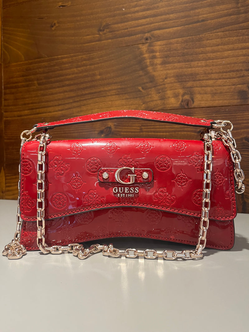 Guess Red Gerty Bag House of Labels Ltd