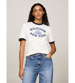 Tommy Hilfiger White Varsity Ringer T-shirt