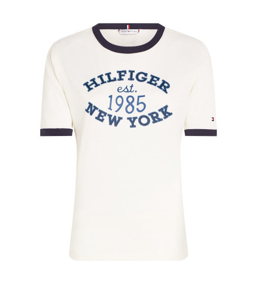 Tommy Hilfiger White Varsity Ringer T-shirt