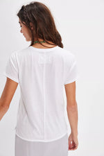 Free People Nova Tee - Ivory/White