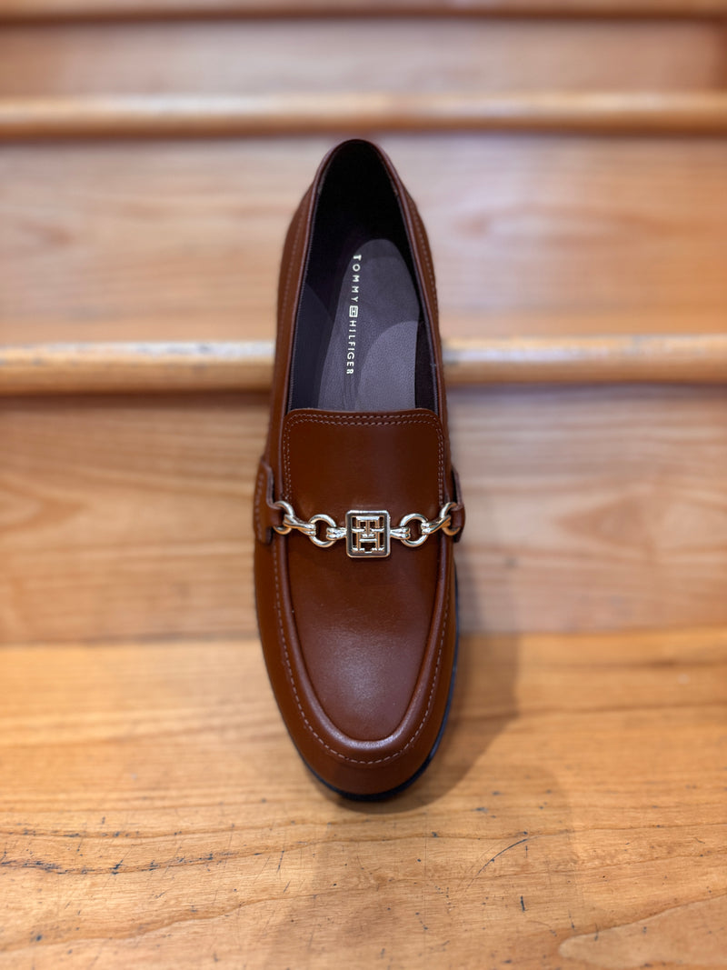 Tommy Hilfiger Brown Leather Loafer