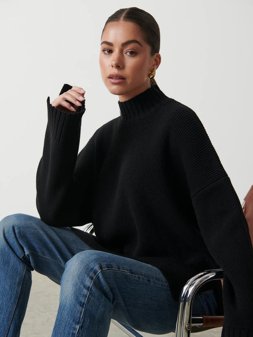 Pretty Lavish Amory Grown Neck Knit Jumper