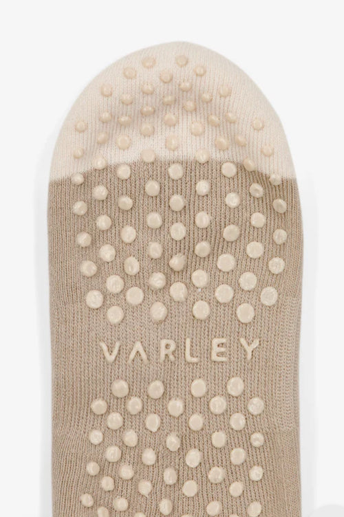 Varley Cream Kendrick Grip Socks