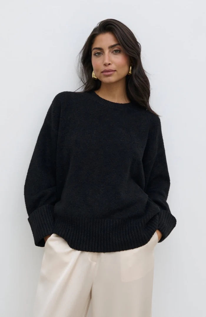 Pretty Lavish Camille Oversized Borg Jumper