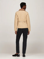 Tommy Hilfiger Beige Slim Quilted jacket