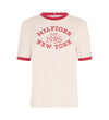 Tommy Hilfiger Beige Varsity Ringer T-shirt