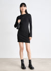 Calvin Klein Jersey Black Mini Dress