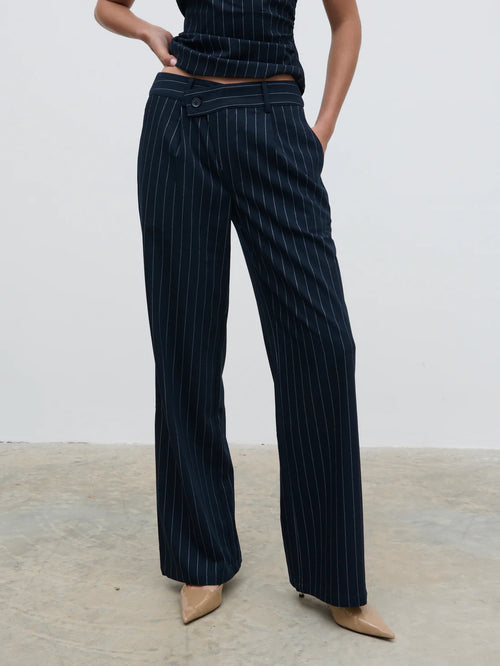 Pretty Lavish Flynn Pinstripe Trousers