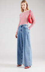 Tommy Jeans Charlie Mid Rise Wide Leg Jean