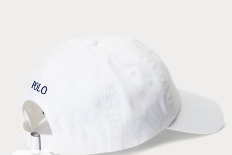 Ralph Lauren Chino Baseball Cap - White