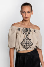 Greek Archaic Kori Strapless Top