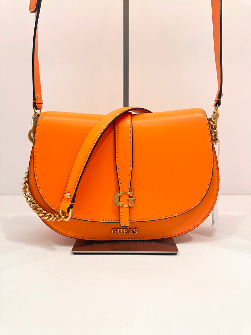 GUESS KUBA TANGERINE CROSSBODY BAG