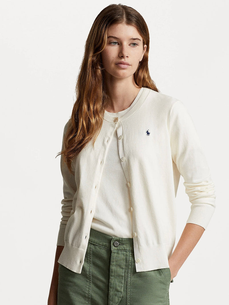 Ralph Lauren cream classic cardigan