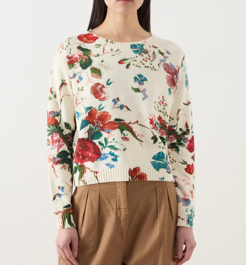 Weekend MaxMara Denis Floral Sweater