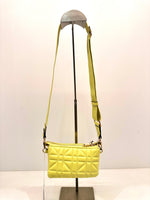 GUESS LATONA MINI CHARTREUSE CROSSBODY BAG