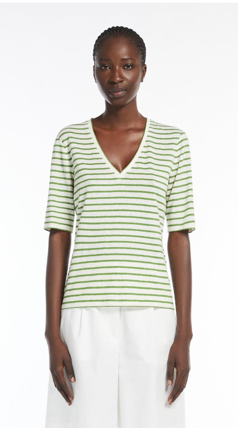 Weekend MaxMara Opzione Striped T-Shirt