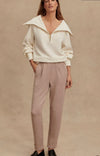 Varley Vine HalfZip - Ivory