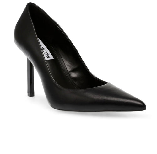 Steve Madden Classie black leather heel