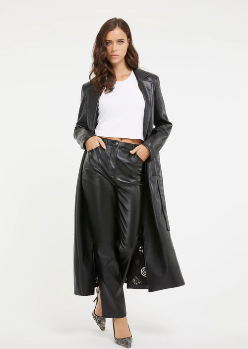 Guess Faux Leather Coat