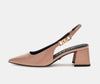 Guess Patent Slingback - nude