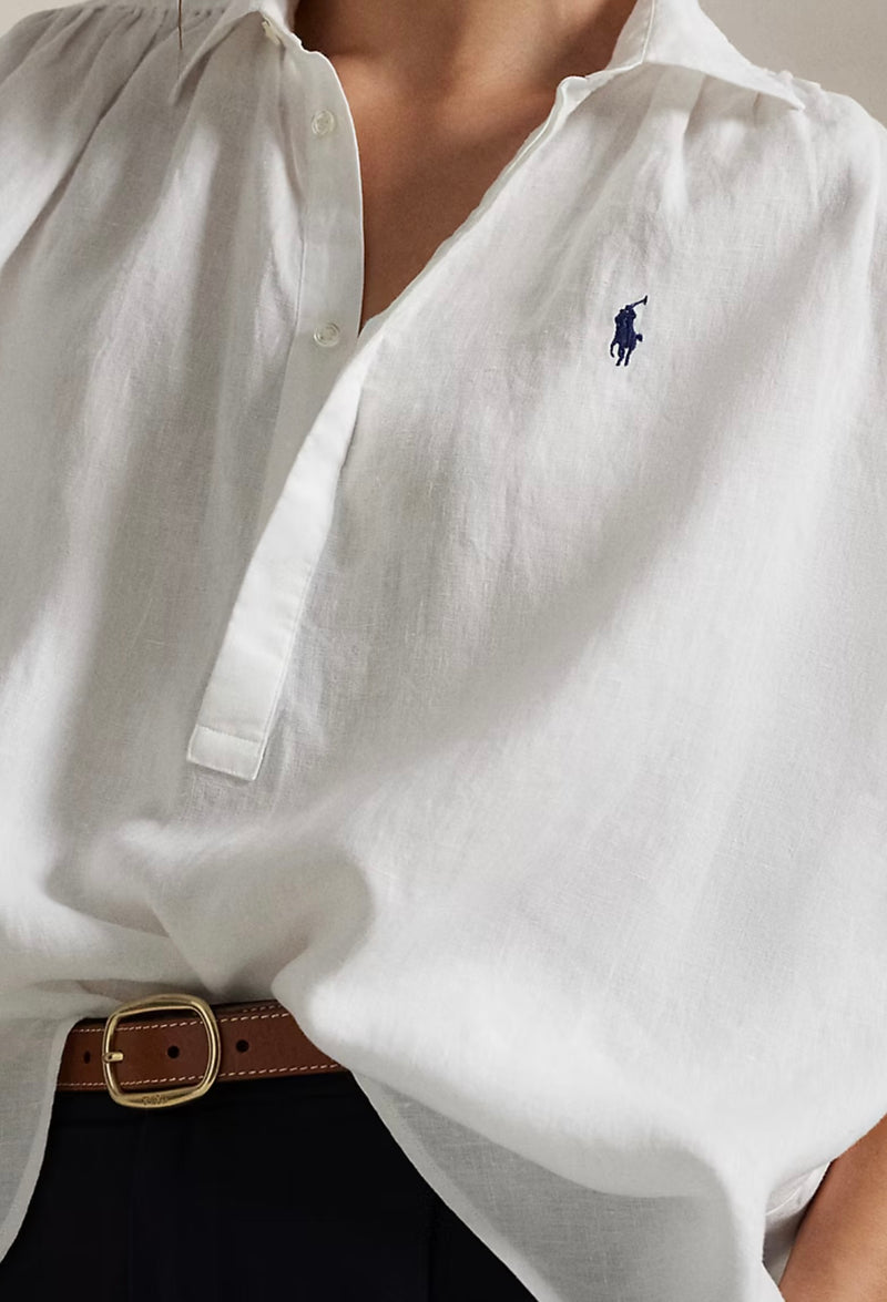 Ralph Lauren Linen Popover Shirt