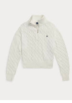 Ralph Lauren Cable-Knit Cotton Quarter-Zip Jumper