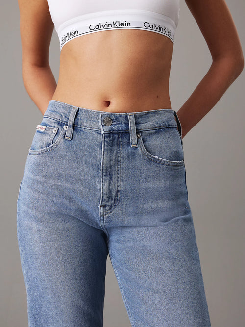 Calvin Klein High Rise Straight Jean