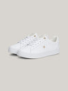 Tommy Hilfiger LEATHER TH MONOGRAM TRAINERS