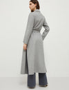 Marella Long Wool Coat - Unlined - Grey