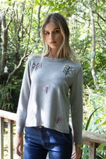 NO2moro Pisa Embroidered Floral Knit