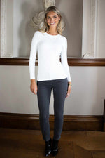 NO2moro Tara Long Sleeve Top - White