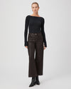 Paige Anessa Wide Leg Jean
In chicory coffee luxe coating