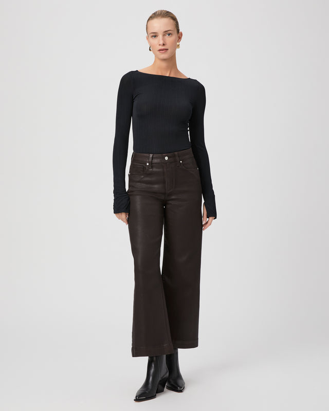 Paige Anessa Wide Leg Jean
In chicory coffee luxe coating