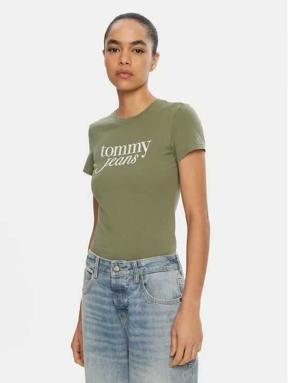 Tommy Jeans Slim Fit Cotton T-Shirt