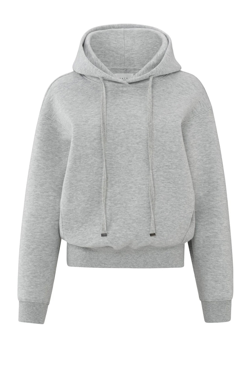 Yaya Cord Hoodie - Grey