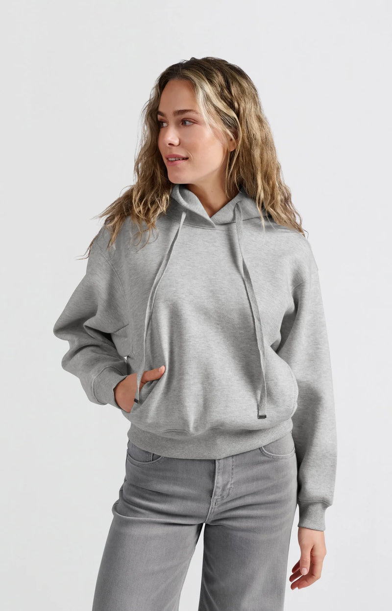 Yaya Cord Hoodie - Grey