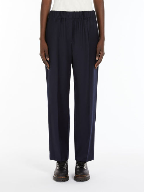 Weekend maxmara COMFORT-FIT FLANNEL TROUSERS