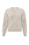 Yaya Knitted V-neck Sweater