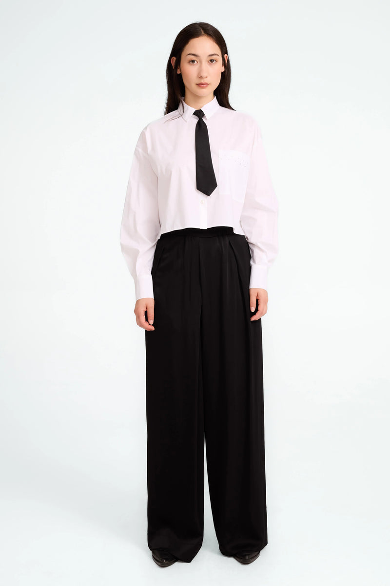 Jane Lushka Letty Wide Leg Trouser - Black