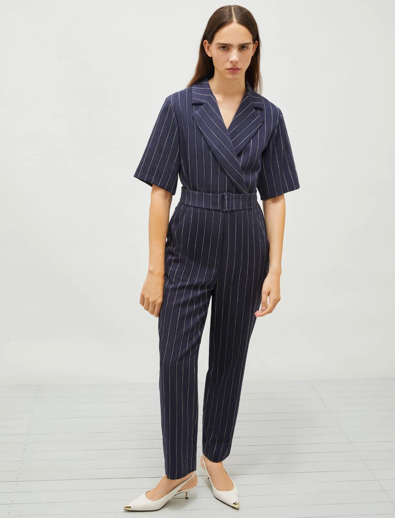 Marella Pinstripe Jumpsuit