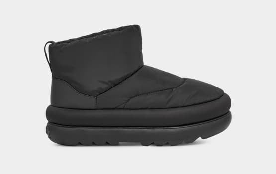 UGG CLASSIC BLACK MAXI MINI