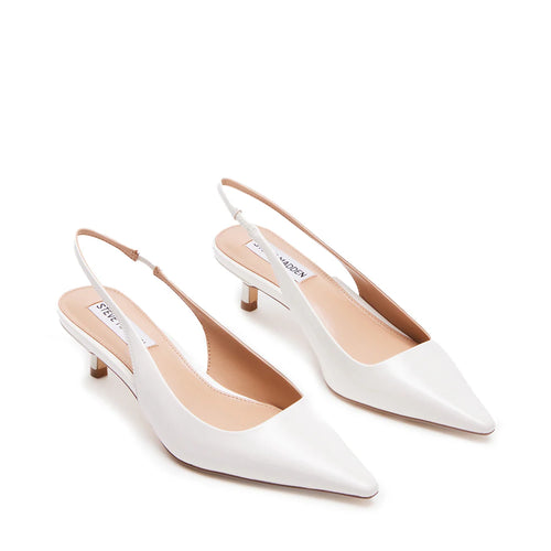 Steve Madden Kari Pump - White Patent