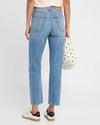 Rag & Bone Harlow Mid Rise Straight Ankle Jean