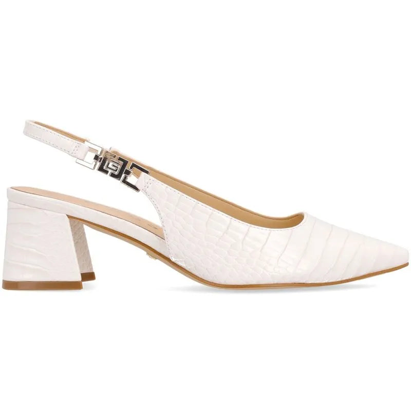 Guess Croc Slingback - White