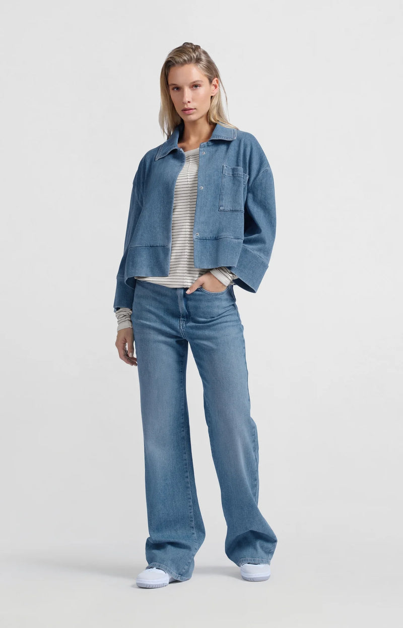 Yaya Wide Leg Denim Jean